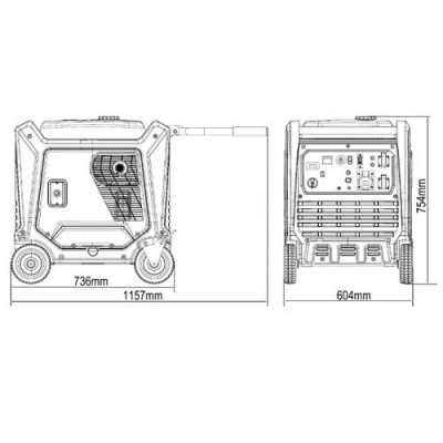 Генератор інверторний GENERGY TENERIFE RC 7,5 кВт Генератор інверторний GENERGY TENERIFE RC 7,5 кВт
