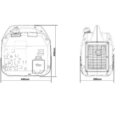 Генератор инверторный бензиновый GENERGY LIMITED 1500i 1,6 кВт Генератор инверторный бензиновый GENERGY LIMITED 1500i 1,6 кВт
