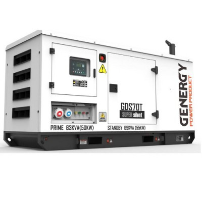 Генератор дизельный GENERGY GDS70T 55 кВт Генератор дизельный GENERGY GDS70T 55 кВт