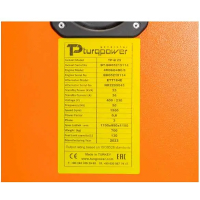 Дизельный промышленный генератор Baudouin 20кВт