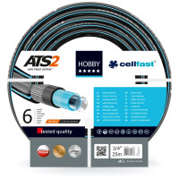 Шланг для поливу Cellfast Hobby ATS2 16-220 25м 3/4" сірий