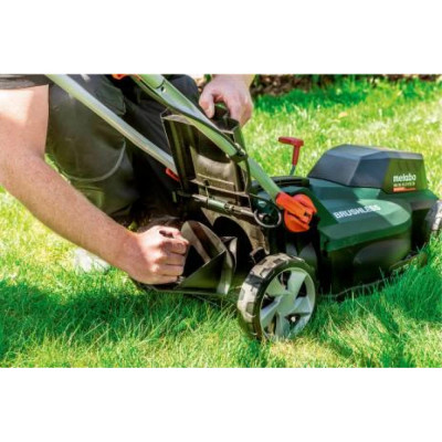 Газонокосилка аккумуляторная Metabo RM 36-18 LTX BL 36 с АКБ и ЗУ (601716650)