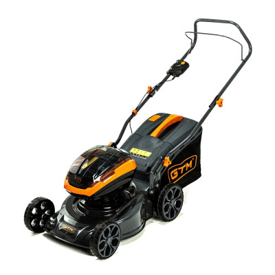 Газонокосилка аккумуляторная GTM BLM42 несамоходная без АКБ и ЗУ (BLM42_BARE TOOL)