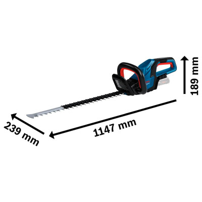 Кусторез аккумуляторный Bosch GHE 18V-60 Professional без АКБ и ЗУ (06008C9000)