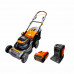 Газонокосилка аккумуляторная GTM LM56/480SP-V KIT самоходная 56В + АКБ и ЗУ (LM56/480SP-V_KIT)