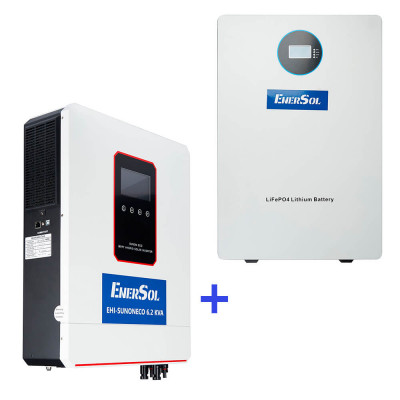Інвертор гібридний EnerSol EHI-SUNONECO6.2KW+EB-SK-51.2V200Ah Інвертор гібридний EnerSol EHI-SUNONECO6.2KW+EB-SK-51.2V200Ah