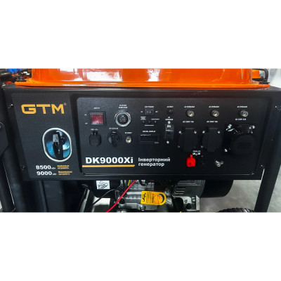 Генератор інверторний 8.5 кВт GTM DK9000Xi з електростартом (DK9000Xi) Генератор інверторний 8.5 кВт GTM DK9000Xi з електростартом (DK9000Xi)