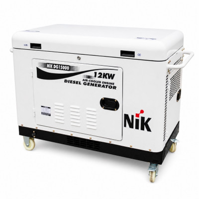 Однофазна дизельна електростанція NiK DG15000 12 кВт (макс. 15 кВт) з ATS
