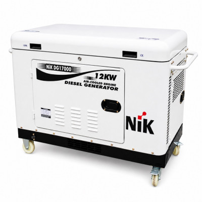 Трифазна дизельна електростанція NiK DG17000 12 кВт (макс. 15 кВт) з ATS